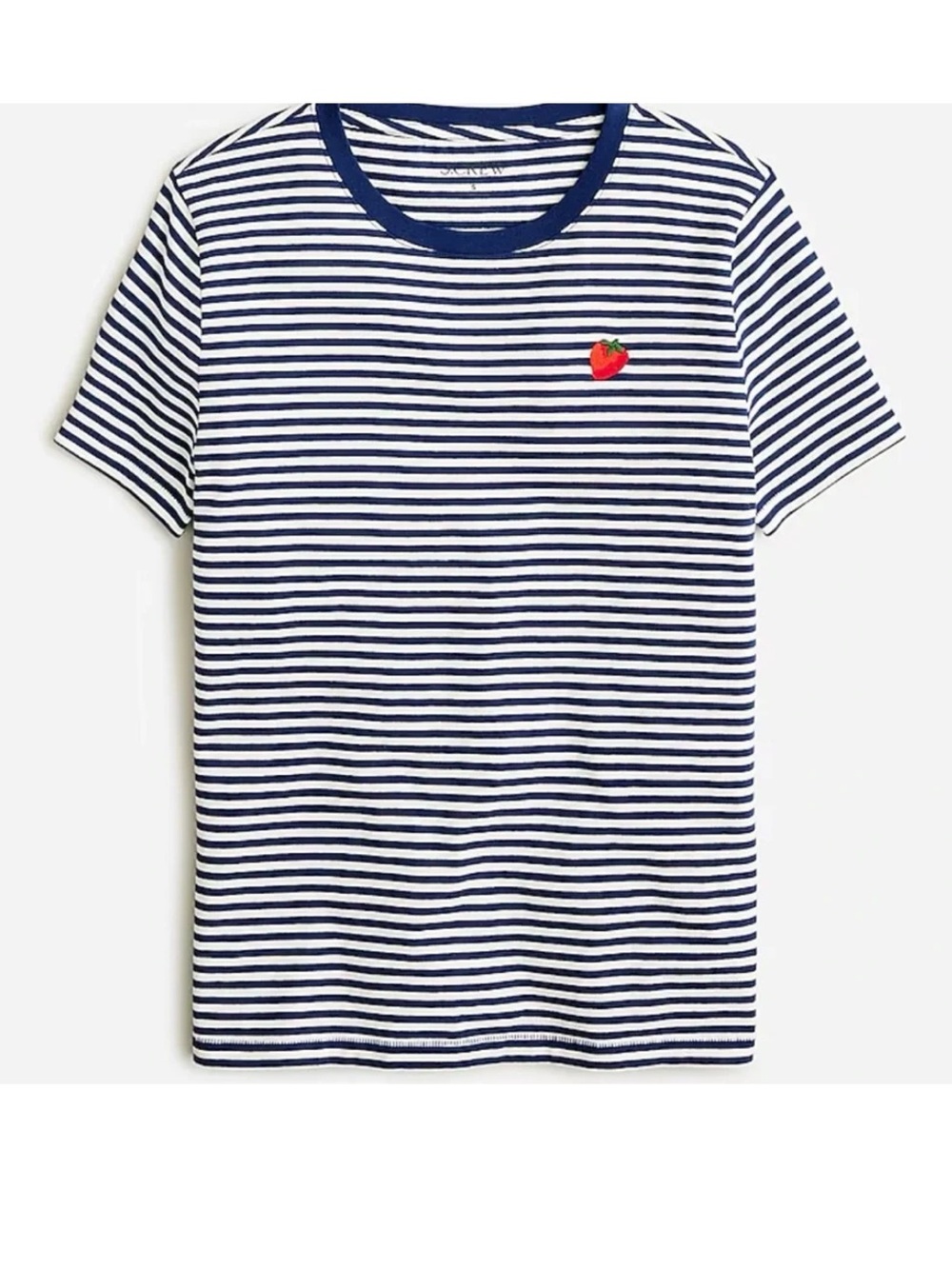 J. Crew navy/white striped tee